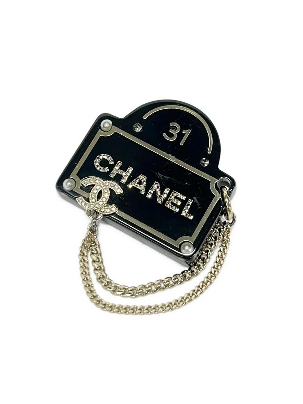 Chanel Black Gold Clear Plastic #360620C79B